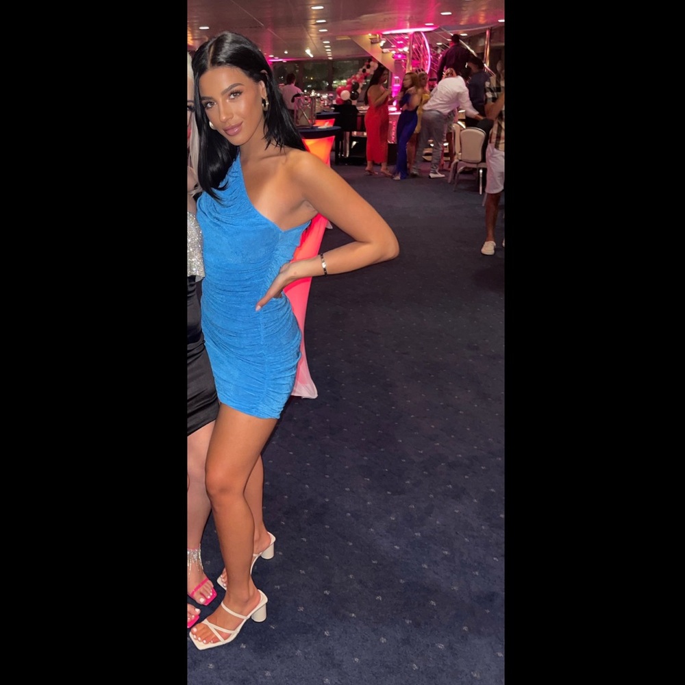 Princess Polly mini blue dress